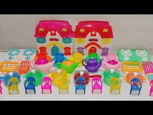 5 Minutes Satisfying with Unboxing Barbie Princess Kitchen & Refrigerator Play Set Review Toys｜ASMR