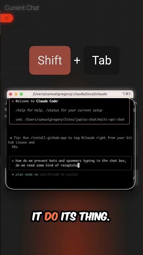 Plan mode in Claude Code 👍