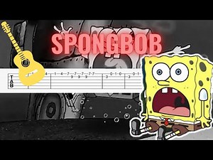 SpongeBob Soundtrack - GRASS SKIRT CHASE (Guitar Tab/Tutorial FREE PDF )