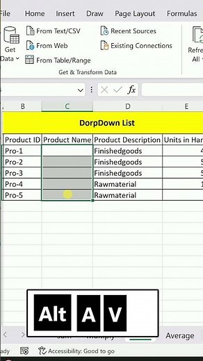 Dropdown List in Excel | Data Validations