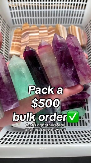 Pack a $500 Bulk Order - Crystal Wholesale and Dealers