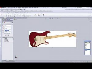 Solidworks Tutorials, Using Splines to create a Guitar