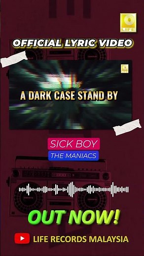 Sick Boy Official Lyric Video is now available on YouTube!