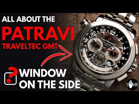 Carl F. Bucherer PATRAVI TravelTec GMT | TiME for a triple timezone chrono & patented GMT function