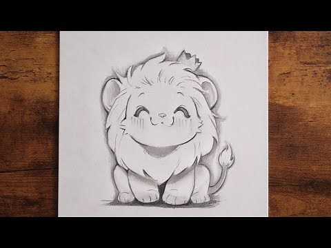 How to Draw a Lion Cute and Easy