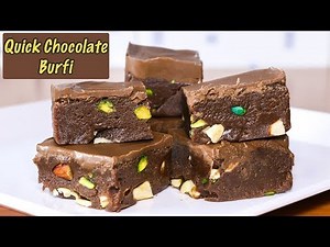 Quick & Easy Chocolate Barfi Recipe I Kids Special | Kanak's Kitchen