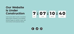 Block with countdown timer - Html Code Example by Nicepage