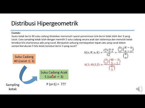 Statistika-Peluang Distribusi Hipergeometrik dan Poisson