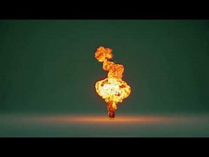Explosion Loop – Green Screen VFX Animation Mushroom Cloud Effect