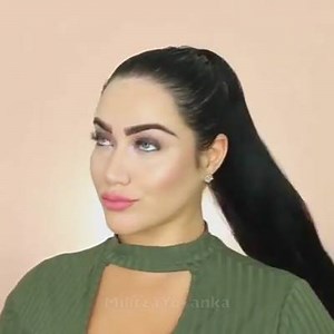 Our princess Militza used our clip-in ponytail in the shade Jet Black (1) 💕 see how easy it is to use our ponytail! Use code : Militza ✔ for savings! 😘 | Luxury For Princess