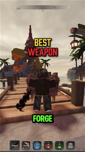 The BEST WEAPON in THE FORGE!! 🪨[CHEAP]💎 #roblox #theforge #tutorial #howto #sword #best #cheap