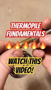 How a Thermopile Works #thermocouple #how #hvac #heating #furnacerepair