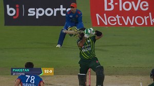 Innings Break! AfghanAtalan have put on an incredible bowling display to reduce Pakistan to 92/9 in their first inning. 🤩👏 2/9 for Mujeeb Ur Rahman 2/12 for Mohammad Nabi 2/13 for Fazal Haq Farooqi 1/15 for the Skipper Rashid Khan 1/19 for Naveen Ul Haq 1/20 for Azmatullah Omarzai Over to our batters now, as Afghanistan will need 93 runs to win the first game of the three-match T20I series against Pakistan. #AfghanAtalan | #AFGvPAK | #LobaBaRangRawri | Afghanistan Cricket Board