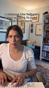 Milestone! Mildly concerned that I’ve just gotten to the midpoint of the books I don’t like my books longer than about 135K (no shade to longer books, 135K words is just my happy place), but um that’s a future Sabaa problem hahahah. #heirsabaatahir #bookstagram #yabookstagram #anemberintheashes #yafantasy #yaromantasy #amwriting | Sabaa Tahir