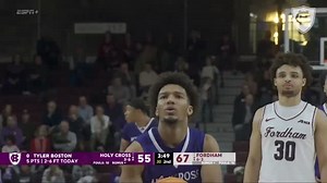 7.1K views · 52 reactions | Flipped the script with a 15-2 game winning run ‍ #GoCrossGo | Holy Cross Men's Basketball | Facebook