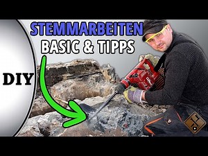 Wie benutzt man einen Stemmhammer? Stemmarbeiten / Abbrucharbeiten Basic und Tipps