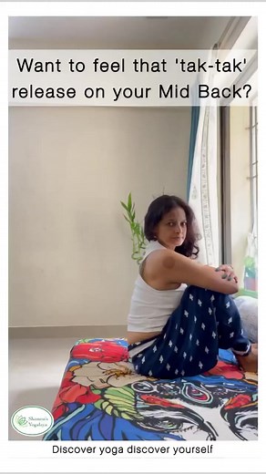 35K views · 366 reactions | Mid back is not only a weak area but is alsosore most of the time because of ourconstant sitting with falling forward. Thissimple practice can actually help.releasethat nagging dullness. Enjoy thispractice.#midback #backpain #pain#restoration #release #iyengaryoga #yoga#shammisyogalaya | Shammi's Yogalaya | Facebook