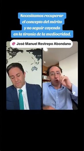 We need to recover the concept of merit and not continue falling into the tyranny of mediocrity.