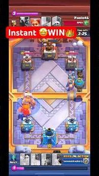 Tower trade to INSTANT WIN 🏆🤩 #clashroyale #clashroyalecard #gaming #supercell #fastwin #lavaloon
