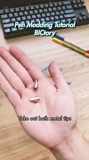 How to make BICtory pen spinning mod! 🛠️ #shorts