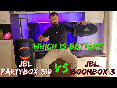 Which is better? JBL Boombox 3 VS JBL Partybox 310!