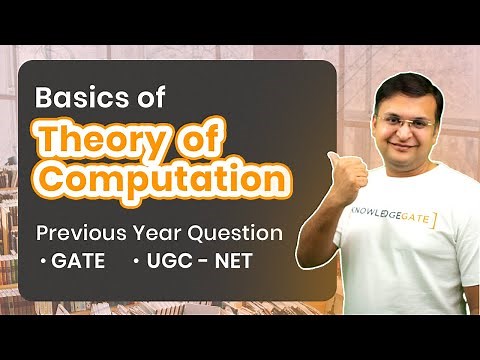 1.5 संगणन सिद्धांत की मूल बातें | GATE, UGC-NET के पिछले वर्षों के प्रश्न | TOC GATE PYQs