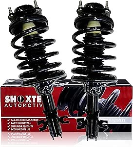 Shoxtec Front Pair Complete Struts Assembly Replacement for 1991-1996 Mercury Tracer & Ford Escort 1990-1994 Mazda 323 & Mazda Protege Shock Absorber Repl. part no. 171878