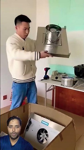 Small Kitchen Cooling Hack 😱 Adjustable Fan Fitment#homesolution