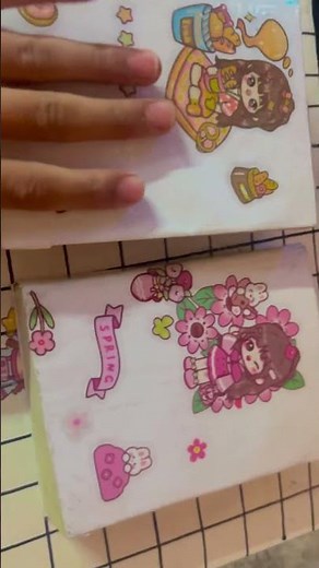 I make these dictionary, beautiful 🦋🦋# kawii stickers #