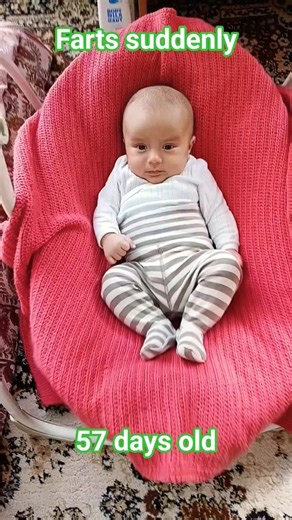 👼 Cutest Baby Fart Ever 👶💨 57 days old