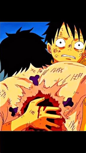 "Luffy Crying for Ace 💔 | One Piece Most Emotional Scene"