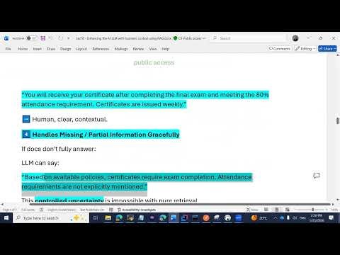 Lec79: Designing RAG Applications Using Spring Boot and Local Embeddings