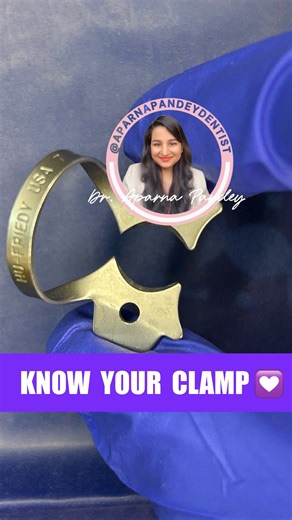 Dr. Aparna Pandey | Microendodontist | Rubber dam clamp basics that every dentist and dental student must know 🔥 Most clamp failures happen because we don’t understand the... | Instagram