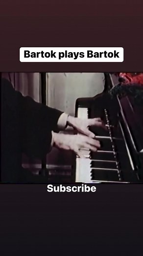 Bartok at the piano playing his Allegro barbaro in F sharp minor on September 26, 1942 in New York City. | History of Music