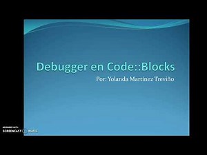 Debugger en CodeBlocks para un programa de C++