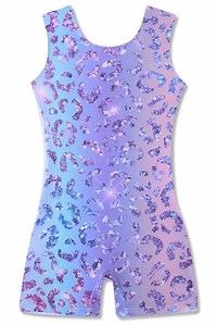 Aideaone Girls Gymnastics Leotards Toddler Unitard Biketard Clothes Cute Kid Dance Outfit 2-10T