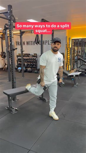 4.8K views · 136 reactions | So many different ways to do your split squats.. Depends if you're a beginner Depends if you're advanced And depends on what you're trying to achieve 料 | Big Ali PT | Facebook