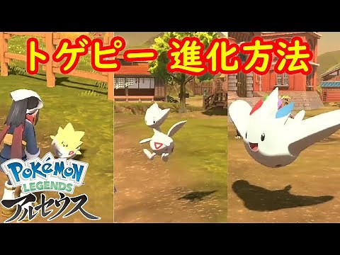 【トゲピー → トゲチック → トゲキッス】特殊進化方法 攻略 【Pokémon LEGENDS アルセウス ポケモン レジェンズ アルセウス】