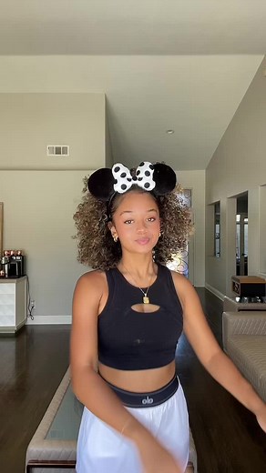 Curly Hair Disney Ear Styling Ideas