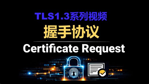 TLS1.3 | Certificate Request消息详解 | 完整视频在本人课堂