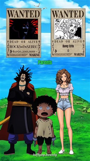 Blackbeard's Family in One Piece #onepiece #edit