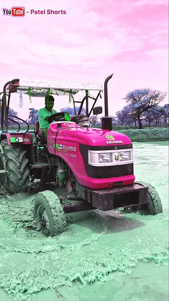 😱 Amazing Colorful Sonalika Tractor Field Leveling! | Satisfying Farming Work 🚜🔥 #tractor #shorts