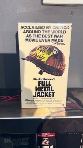 Full Metal Jacket 1987!#80spopculture #filmflashbacks #1980s #movie #collection #vhscollector