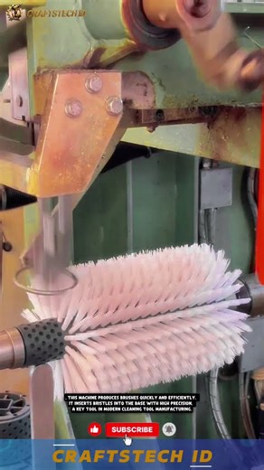 Automatic Brush Production Machine for Creating Bristle Tools in Factories
