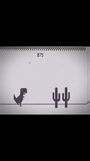 The dinosaur game ending hits hard😢 #dinosaurgame #nointernet #cactus #dinosaur #ending #cheating #sad #hitshard #blowup? #foryoupage #fyp #fyppppppppppppppppppppppppppppppppppp