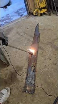 Here is the xTool MetalFab ripping the rust off of this cross member. @xtool.official @xtool_ca