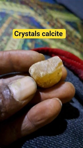 Crystal calcite gemstone #rough #gems
