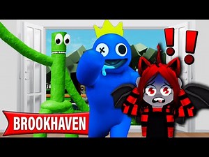 Rainbow Friends in Brookhaven! | Roblox