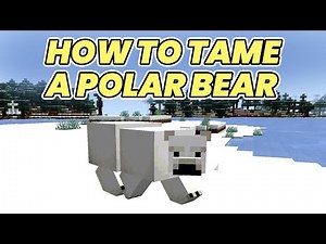 🐾 How to Tame Polar Bears in Minecraft! 🐾 | A Frosty Adventure