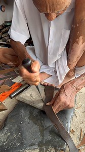 5.3M views · 19K reactions | 110 year old man made amazing use of thousands of years old method with leather | Mr Nokha | Facebook